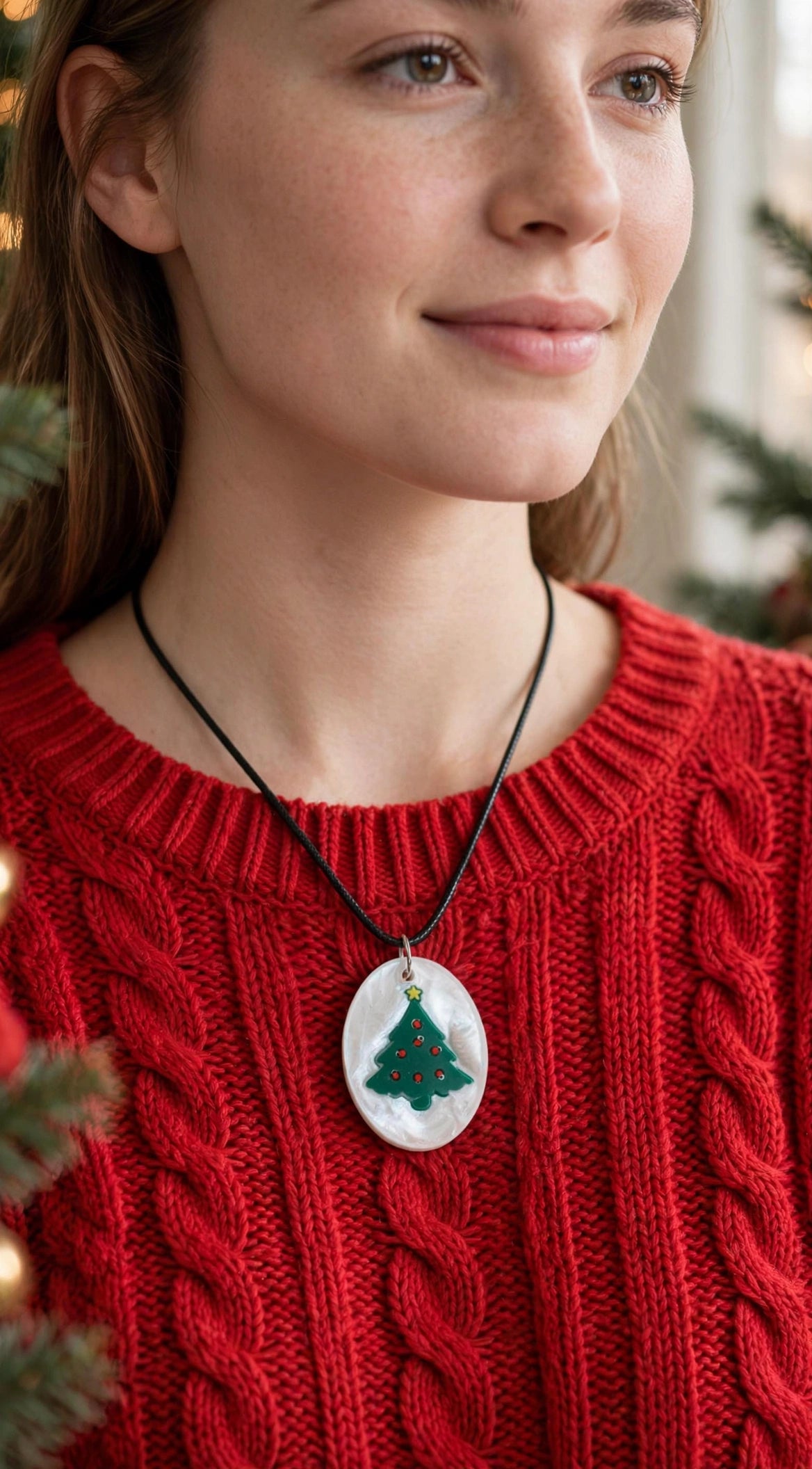 Christmas Trees necklace